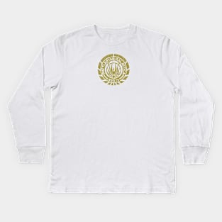 Battlestar Galactica Crest (Variant) Kids Long Sleeve T-Shirt